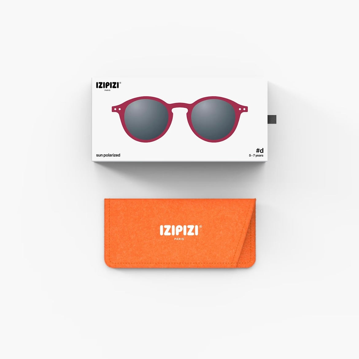 Izipizi Occhiali da Sole Bambino #D 3-5 anni – Cranberry