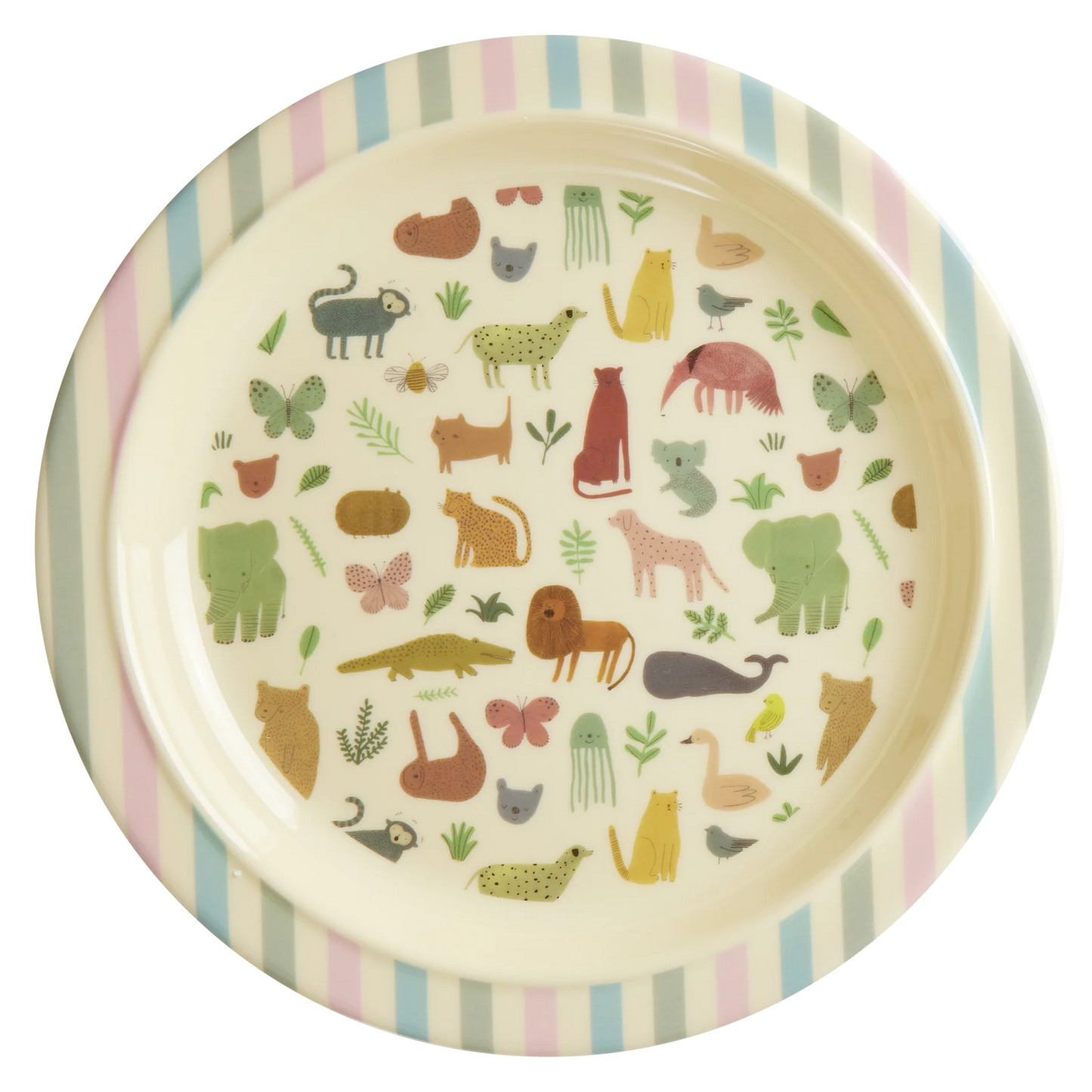 RICE Piatto piano in Melamina Sweet Jungle - Apple Pie