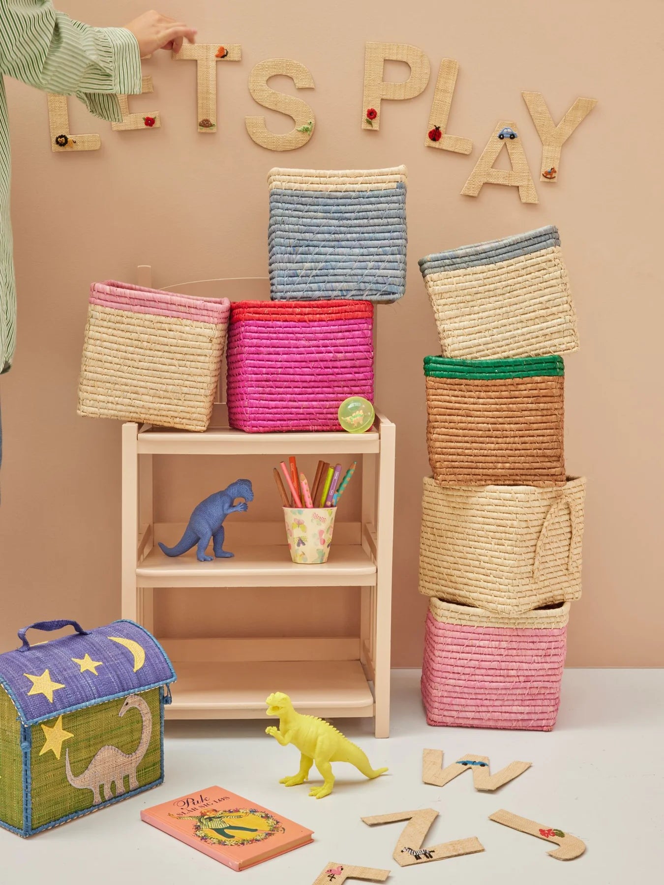 Lettera decorativa Rice in rafia – Macchine e Animali (SALDI -50%) - Apple Pie