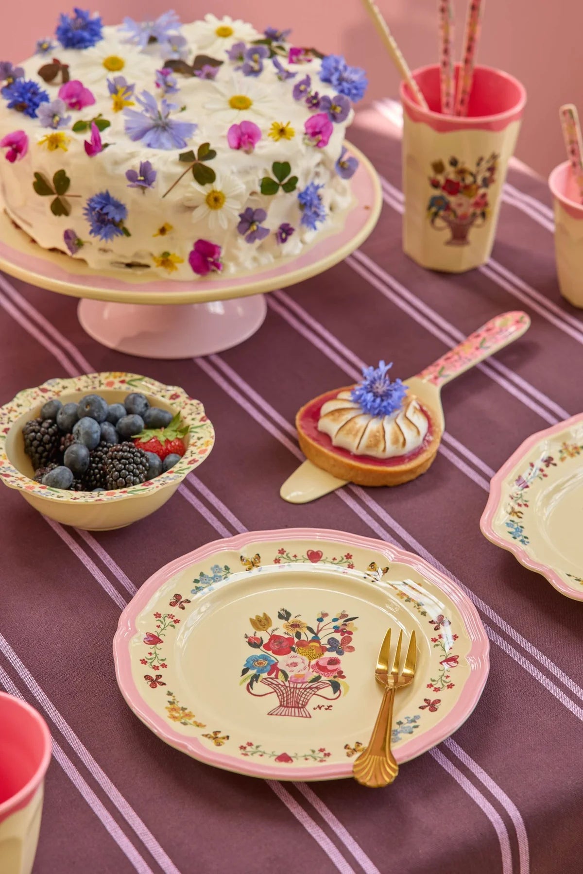 Piatto da Frutta Vintage – Rosa – Nathalie Lété Vol. 2 | Rice Denmark