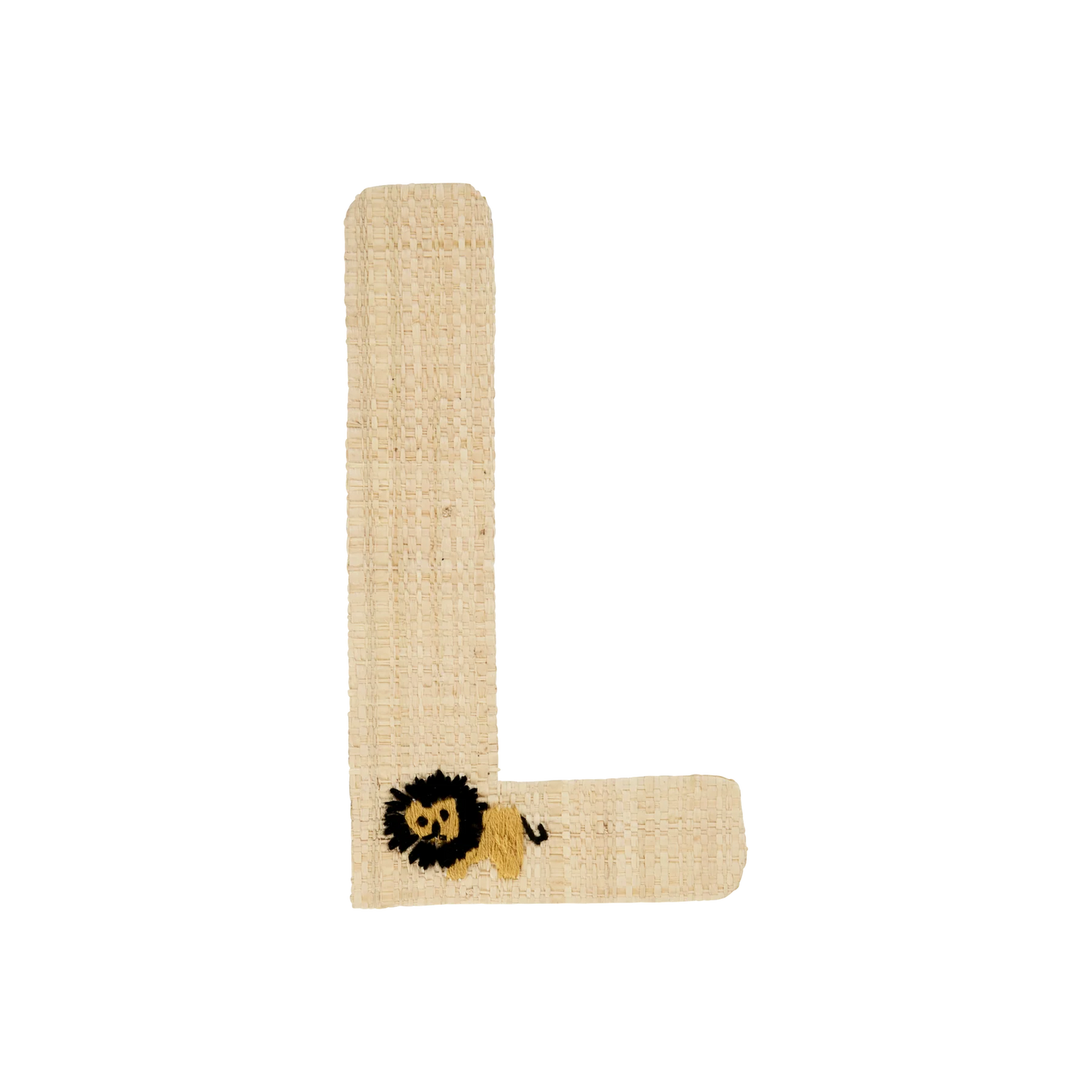 Lettera decorativa Rice in rafia – Macchine e Animali (SALDI -50%) - Apple Pie