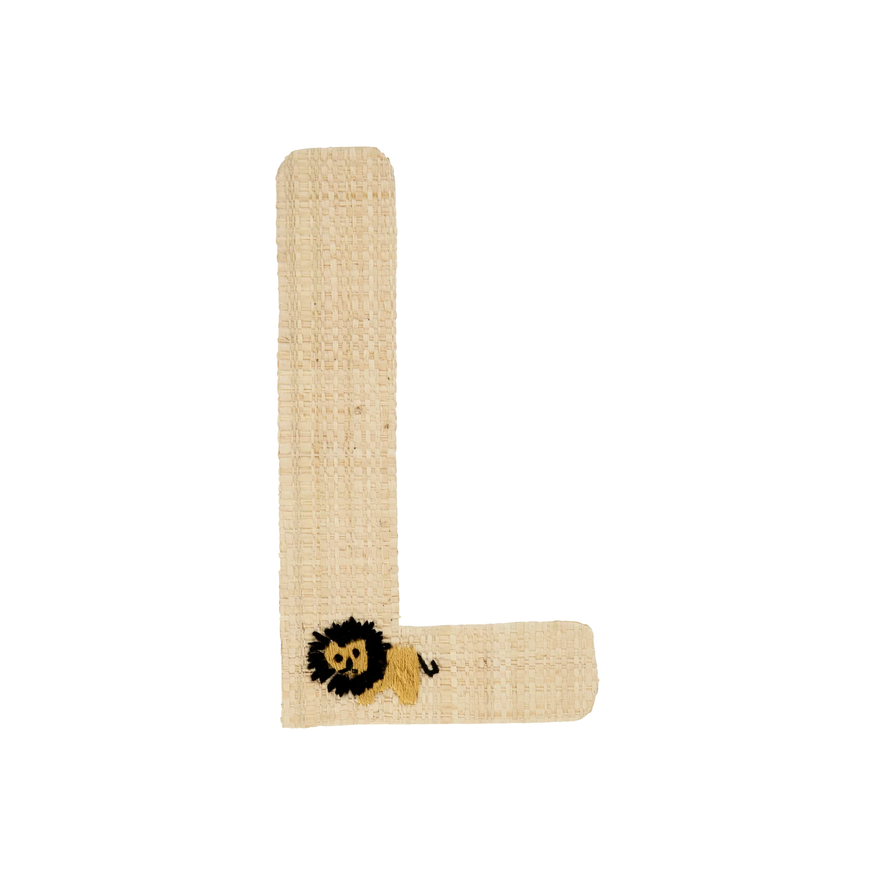 Lettera decorativa Rice in rafia – Macchine e Animali (SALDI -50%) - Apple Pie