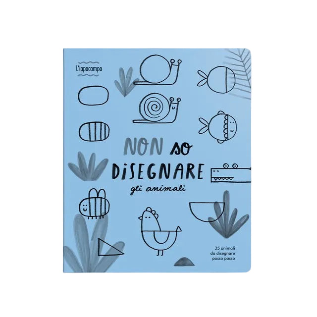 L'Ippocampo Libro "Non so disegnare gli animali" - Apple Pie