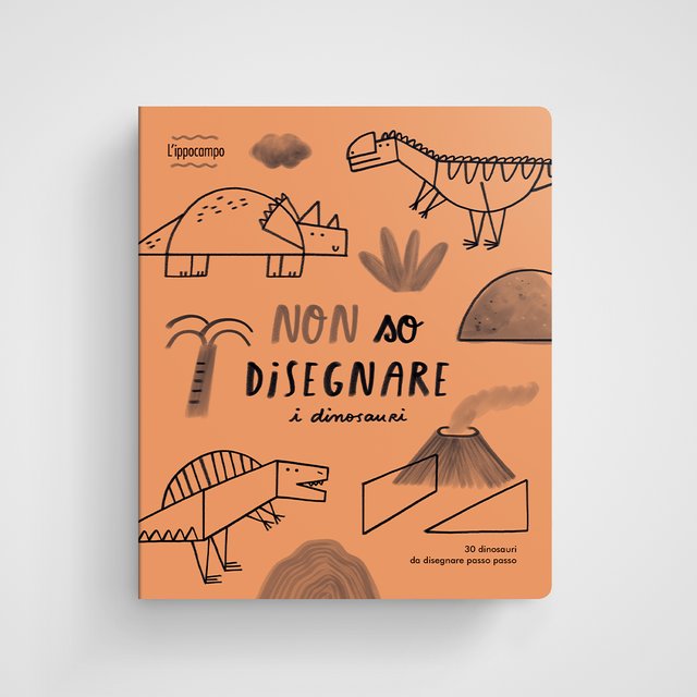 L'Ippocampo Libro "Non so disegnare i dinosauri" - Apple Pie