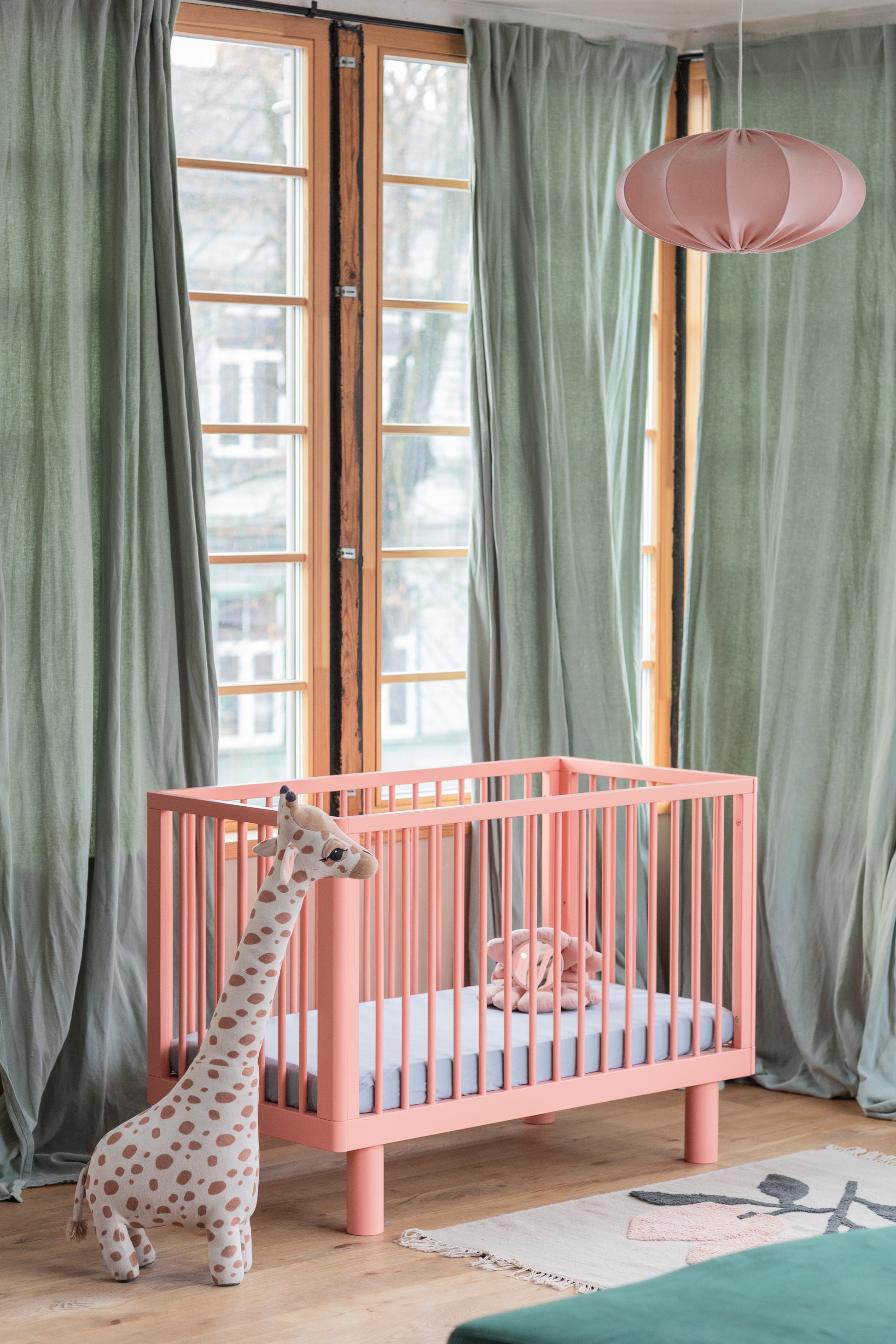 Lettino con le sbarre Nox Cot - Rosa - Apple Pie