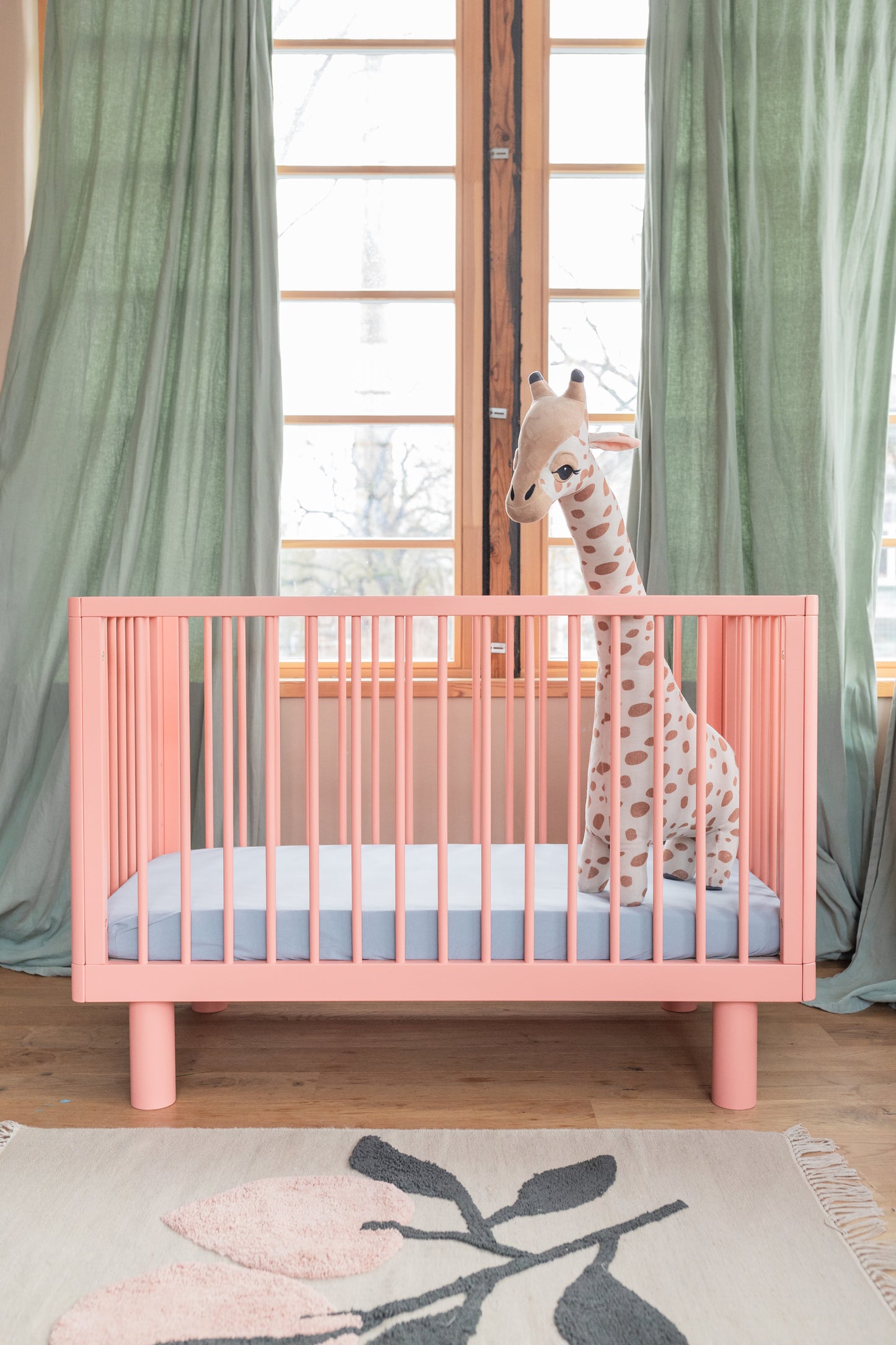 Lettino con le sbarre Nox Cot - Rosa - Apple Pie