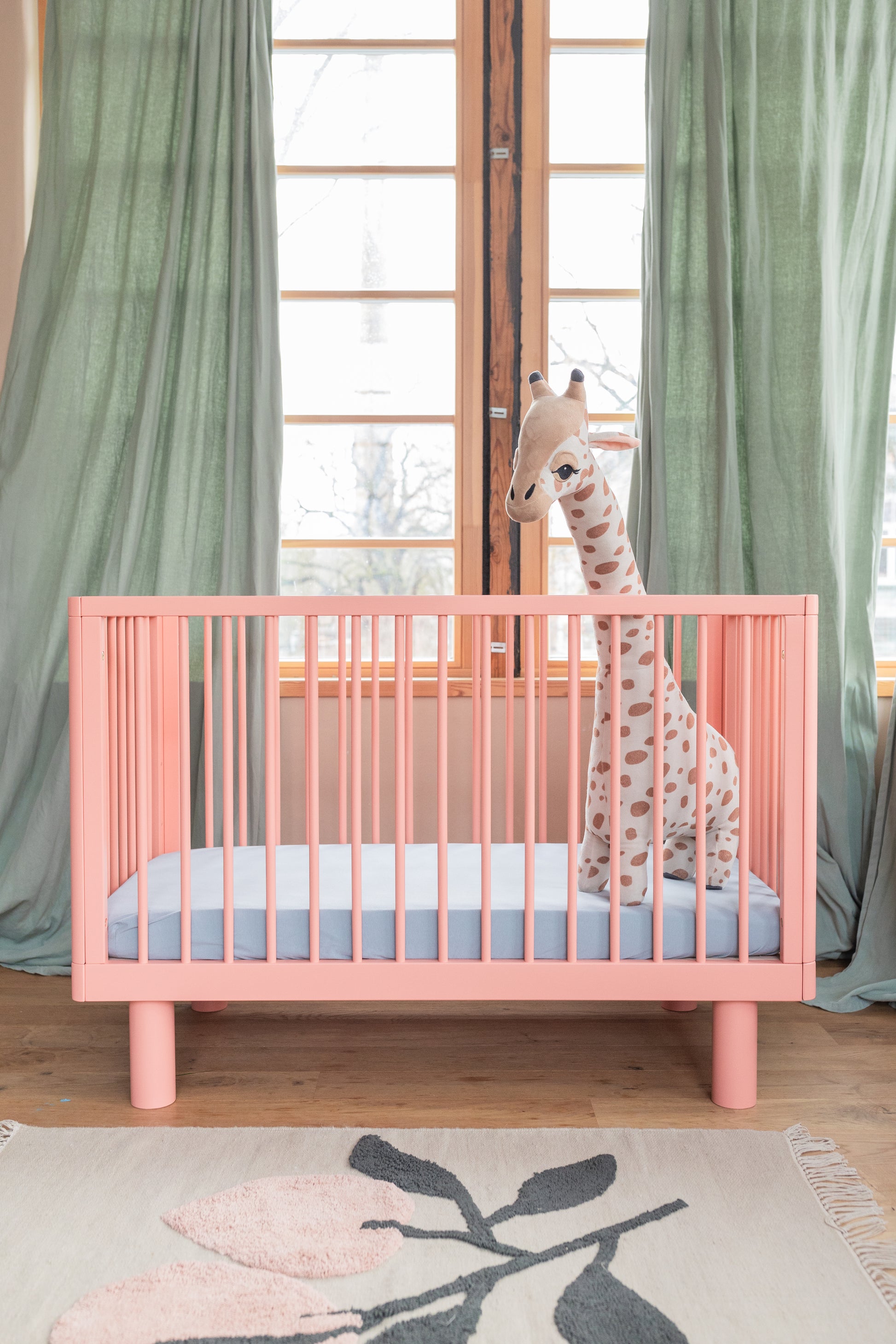 Lettino con le sbarre Nox Cot - Rosa - Apple Pie