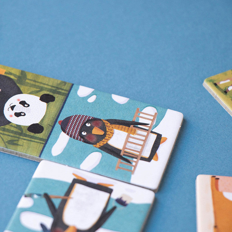 Londji Domino Penguins & Friends - Apple Pie