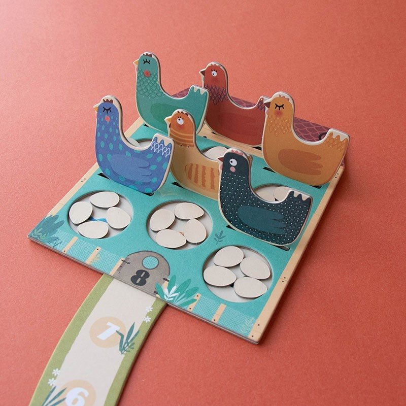 Londji Cluck, Cluck! The Fox! – Gioco Cooperativo Tascabile 4–8 Anni