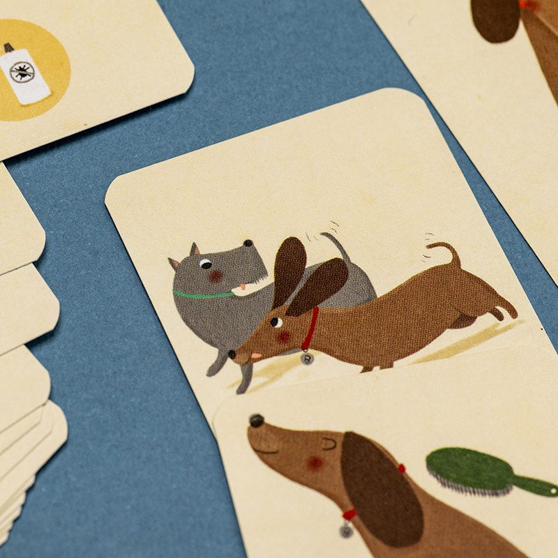 Gioco di Memoria Londji Tiny Game Bobby & Misha – Prendersi Cura degli Animali (4+ Anni)