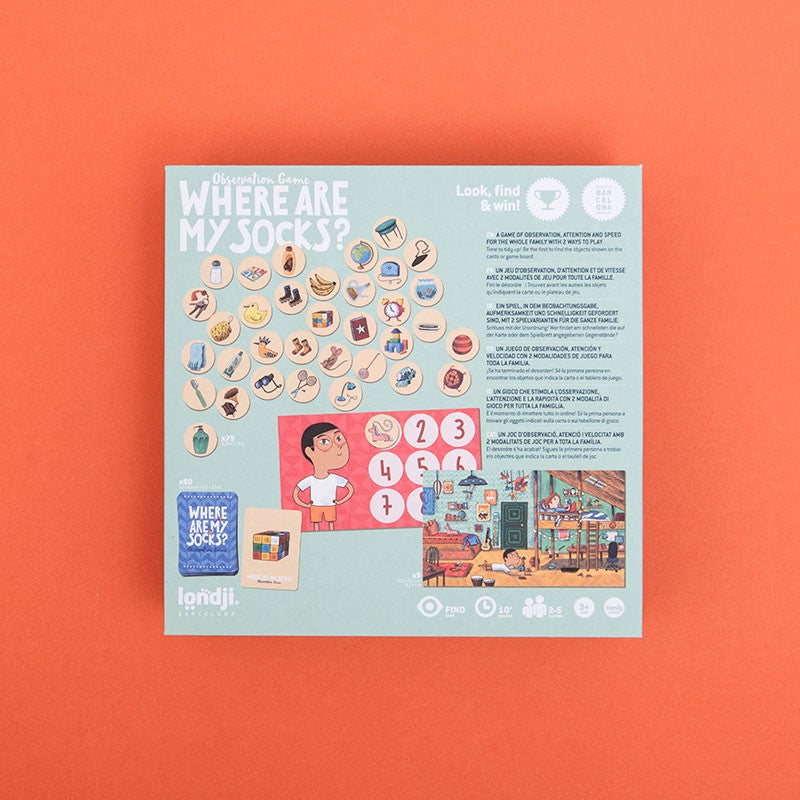 Londji Gioco di Società Where Are My Socks? - Apple Pie