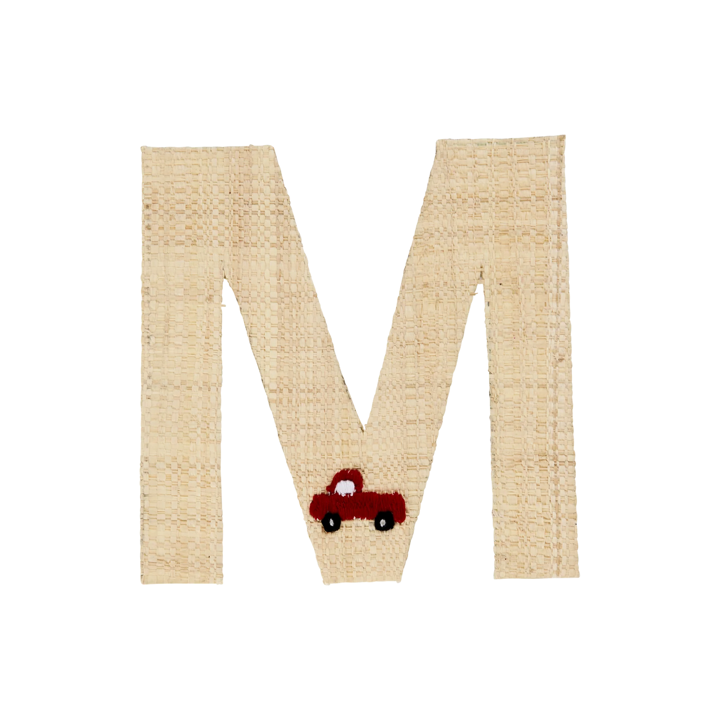Lettera decorativa Rice in rafia – Macchine e Animali (SALDI -50%) - Apple Pie