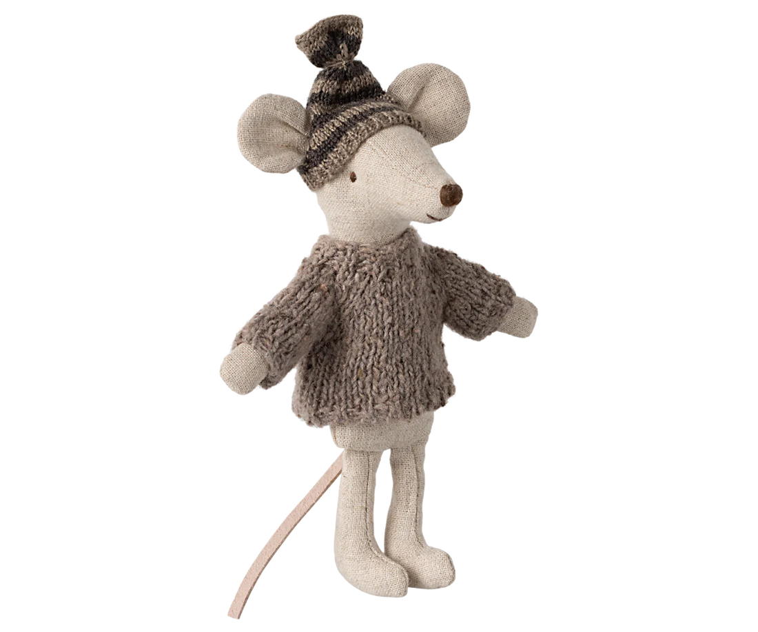 Maileg Maglione e Cappello in Maglia - Fratello o Sorella Maggiore - Apple Pie