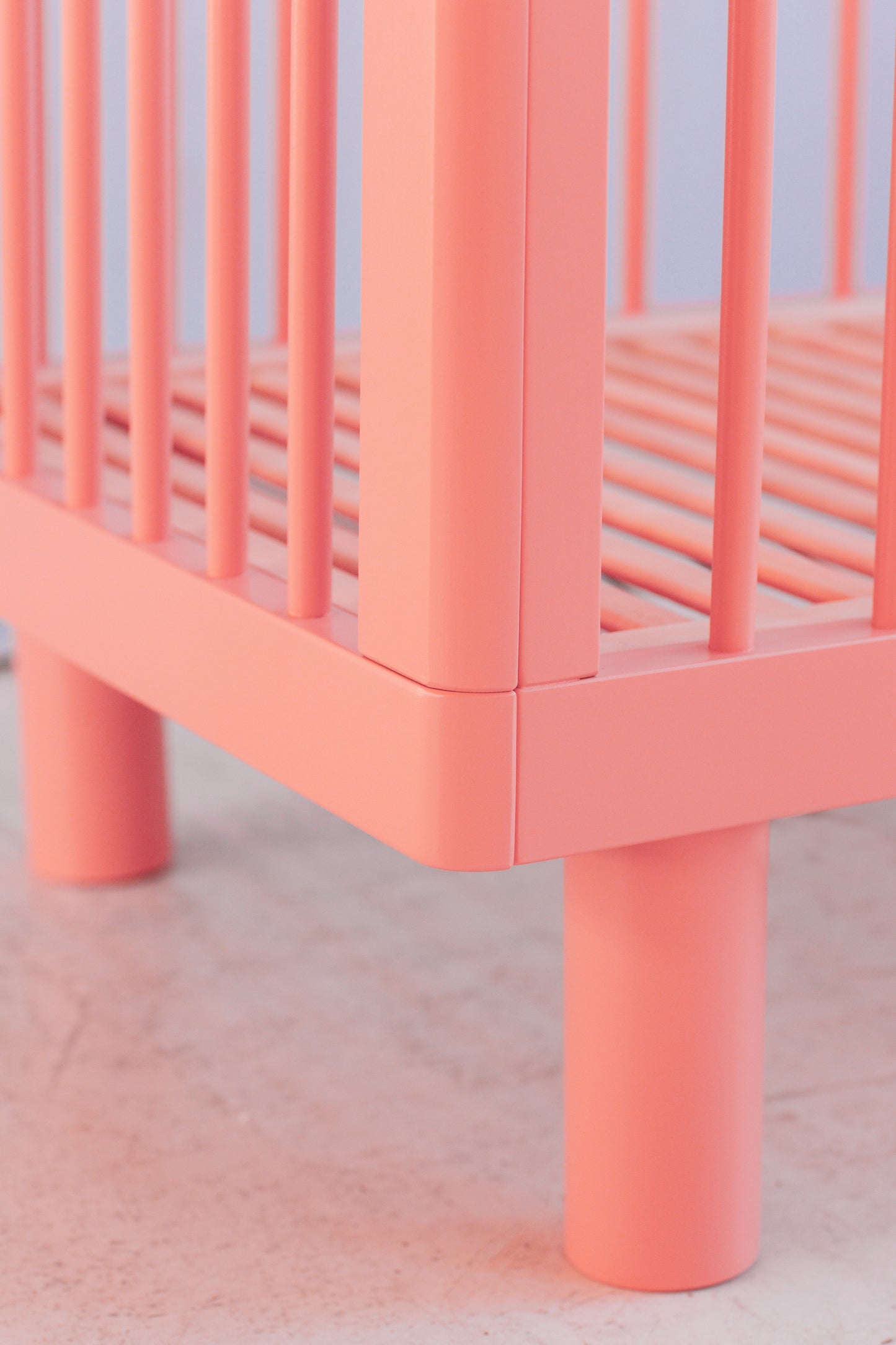 Lettino con le sbarre Nox Cot - Rosa - Apple Pie