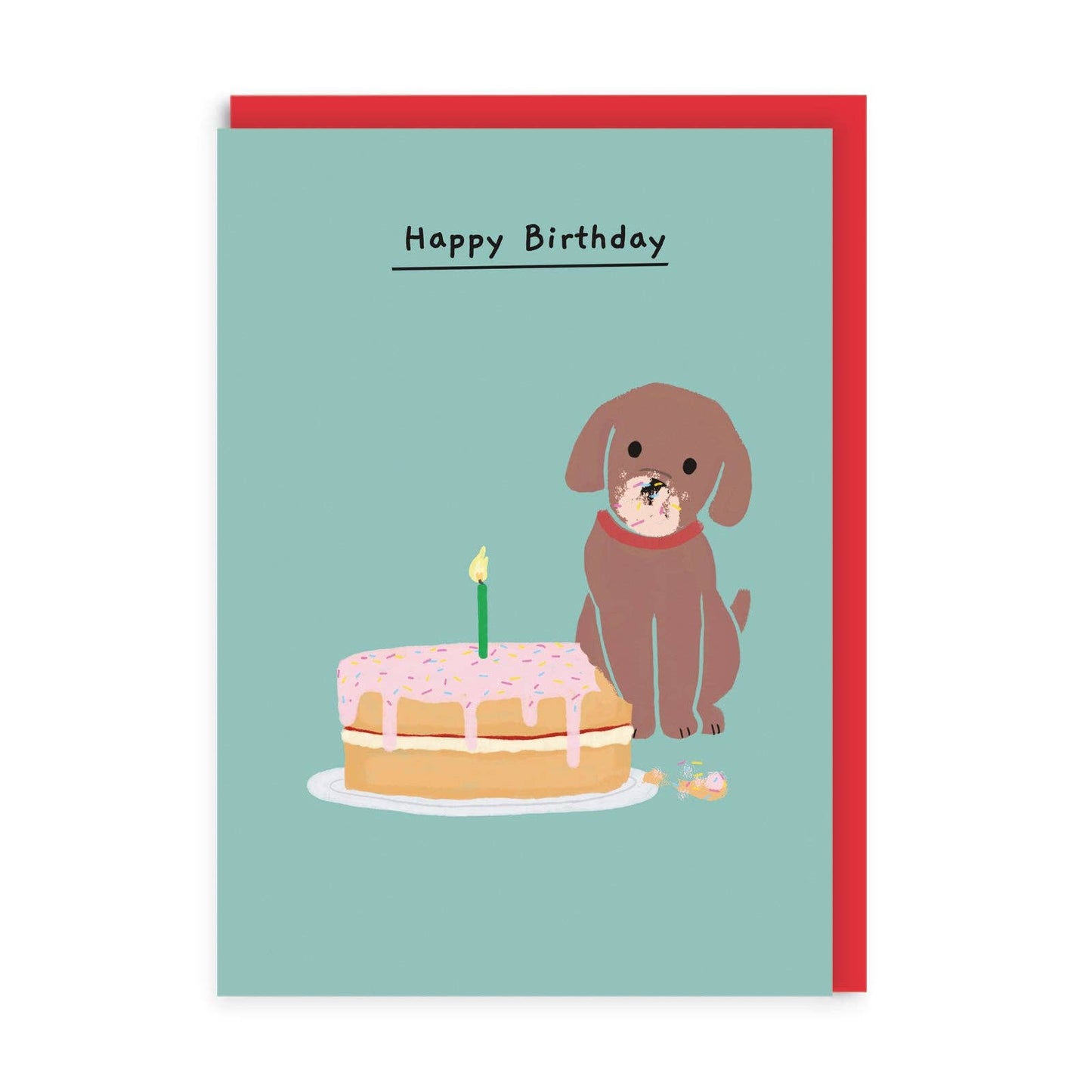 Ohh Deer Biglietto di Auguri - Pat with Cake Greeting Card - Apple Pie