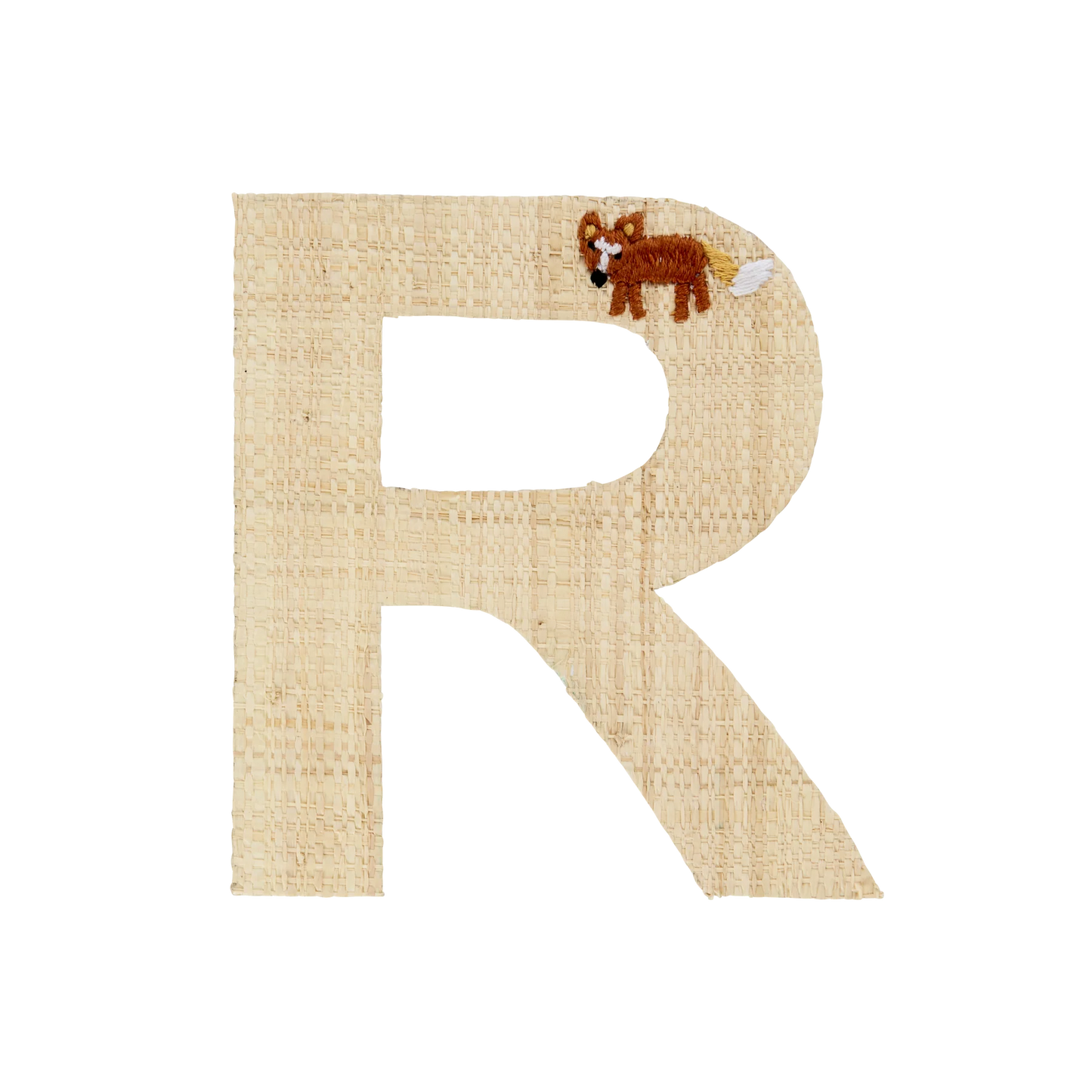 Lettera decorativa Rice in rafia – Macchine e Animali (SALDI -50%) - Apple Pie