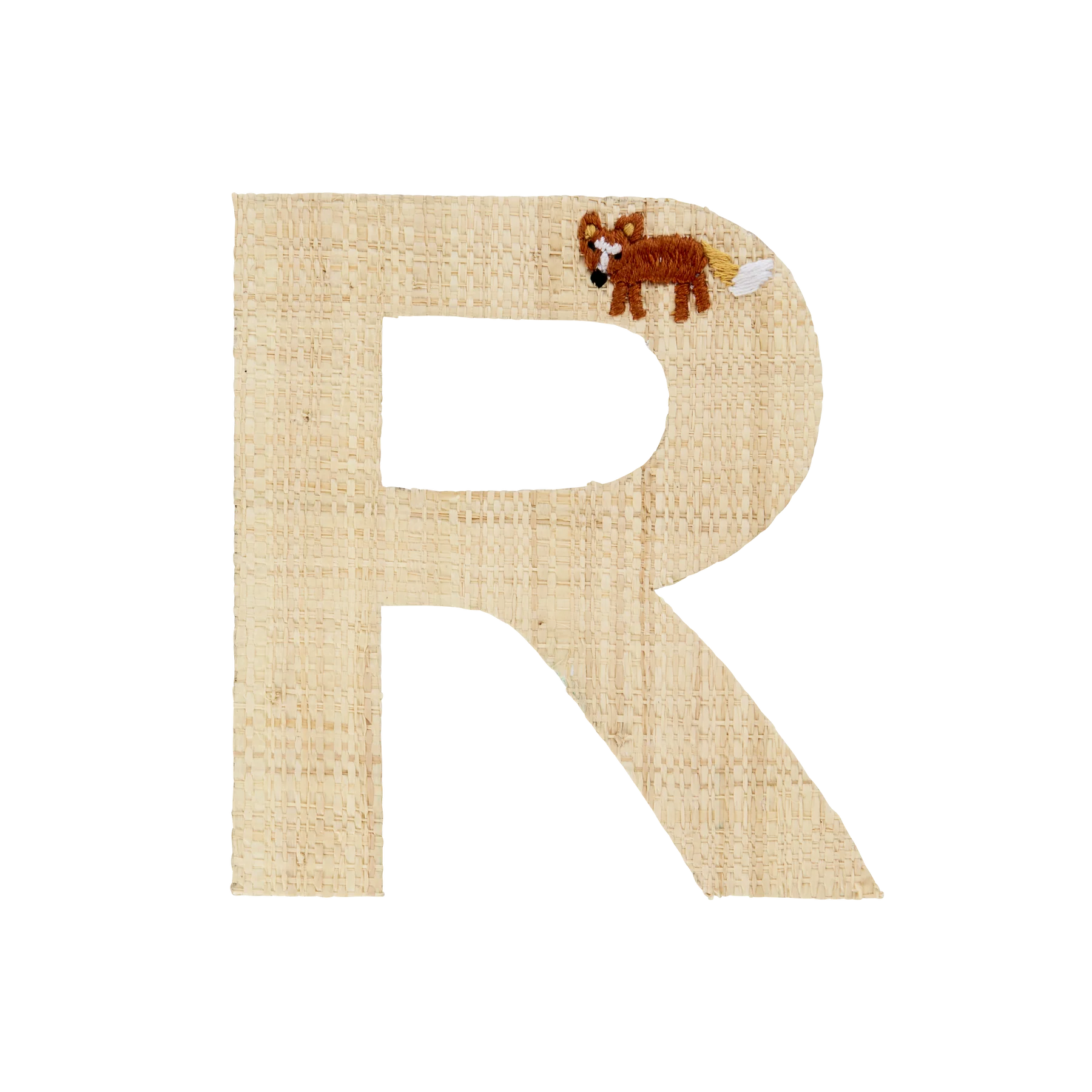 Lettera decorativa Rice in rafia – Macchine e Animali (SALDI -50%) - Apple Pie