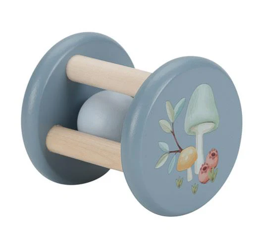 Little Dutch Sonaglio Roller Rattle - Blue - Forest Friends - Apple Pie