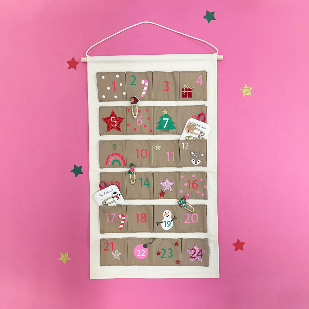 Rockahula Jolly Christmas Reusable Advent Calendar – Calendario dell’Avvento Riutilizzabile