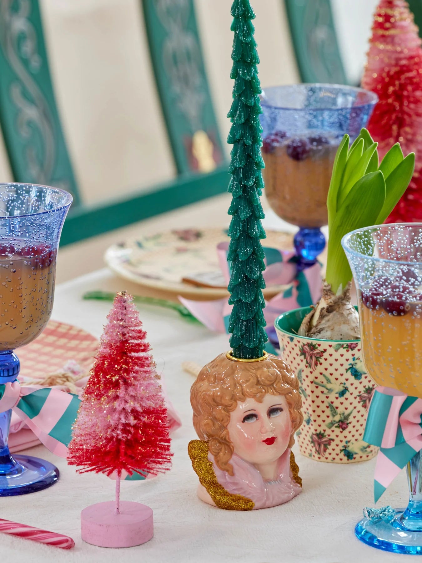 RICE Bicchiere in melamina Colomba - Medium - Apple Pie