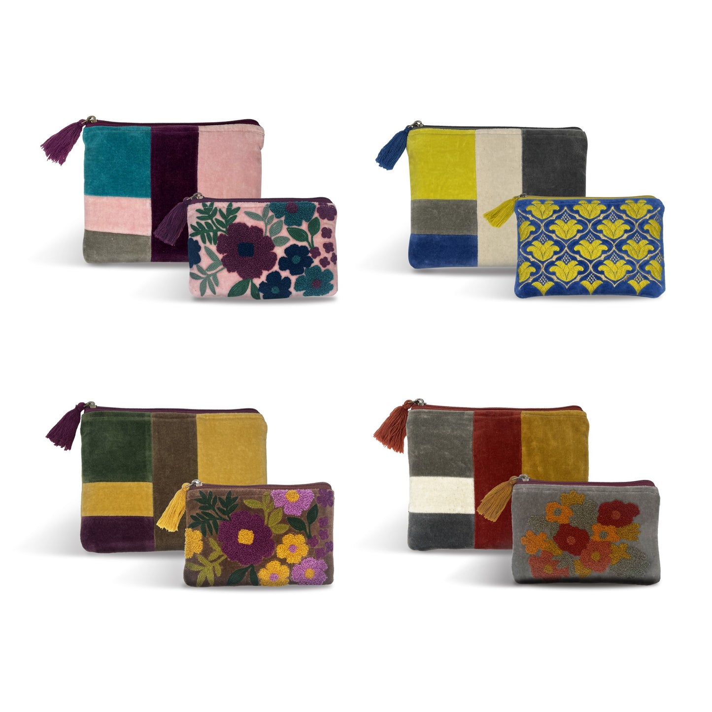 Set di Pochette SantHonoré in Velluto