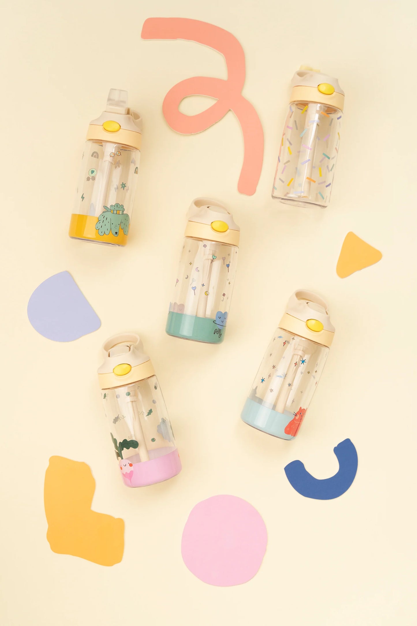 Dettaglio tappo borraccia The Cotton Cloud Veggie Pals