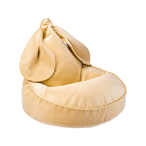 Poltrona a sacco Pouf per bambini - coniglietto Velluto Caramel - Apple Pie