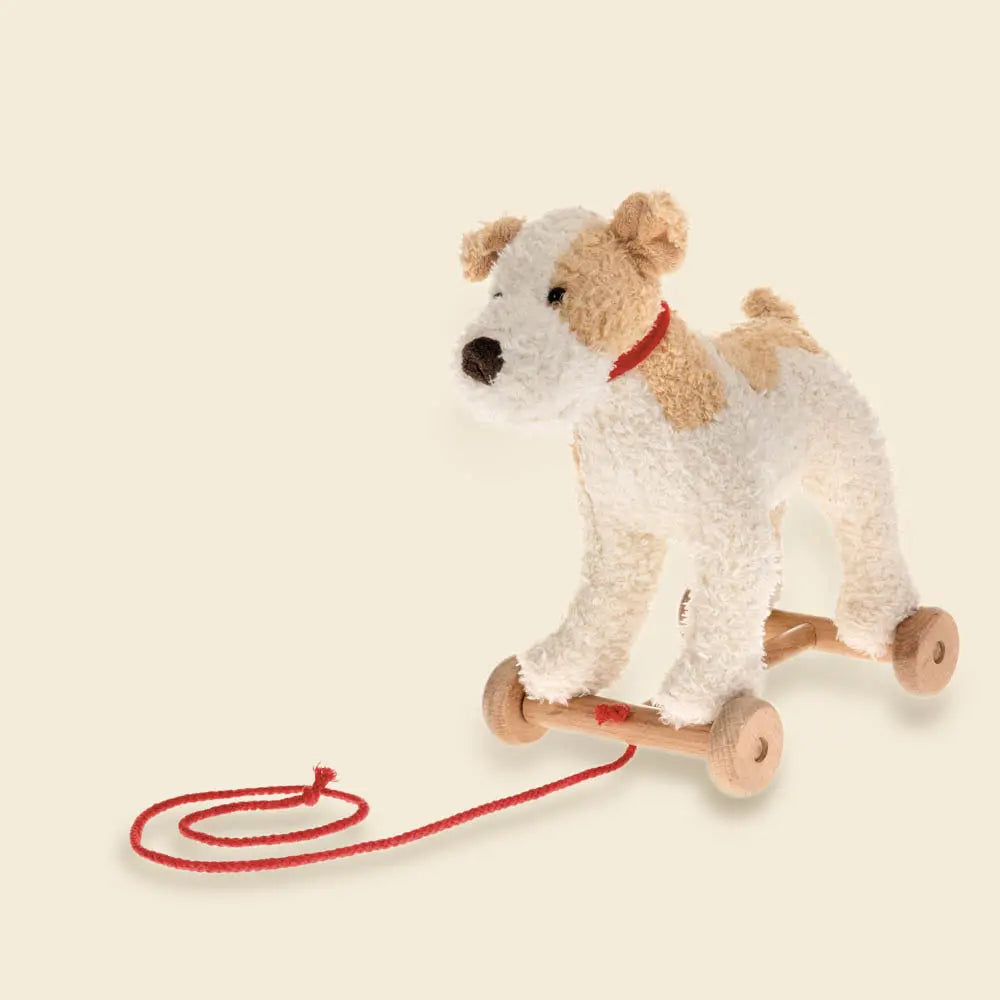 Cagnolino da tirare Egmont Toys Eliot in legno e peluche per bambini