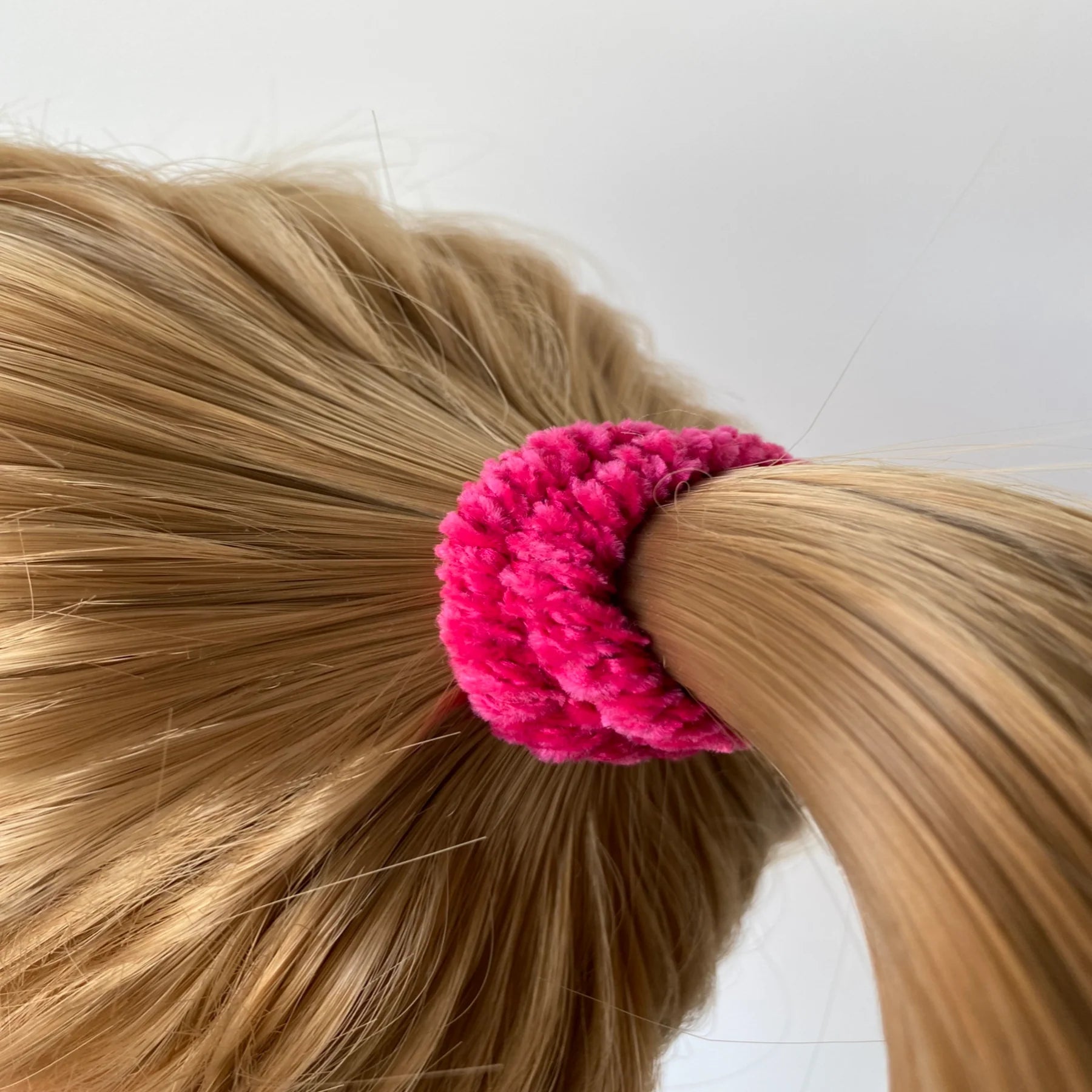 KKNEKKI Braccialetto/Elastico per i Capelli - Velvet Strong Pink - Apple Pie