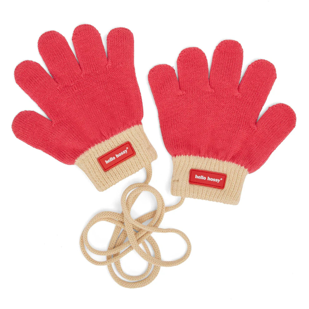 Hello Hossy | Handy Framboise Gloves – Guanti Bambini – Cotone Biologico
