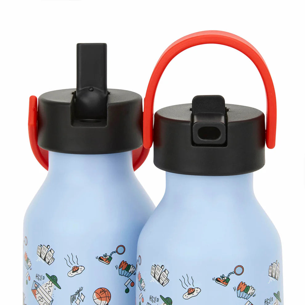 Borraccia Isotermica Bambini Hello Hossy Dunk – 350 ml con Cannuccia