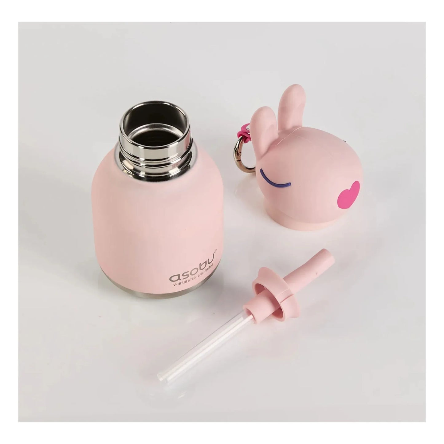 Asobu Mini Bestie Bunny – Borraccia Termica Coniglietto Rosa 200 ml IN ARRIVO