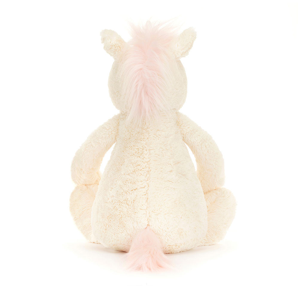Retro Jellycat Bashful Unicorn Really Big peluche unicorno gigante bianco