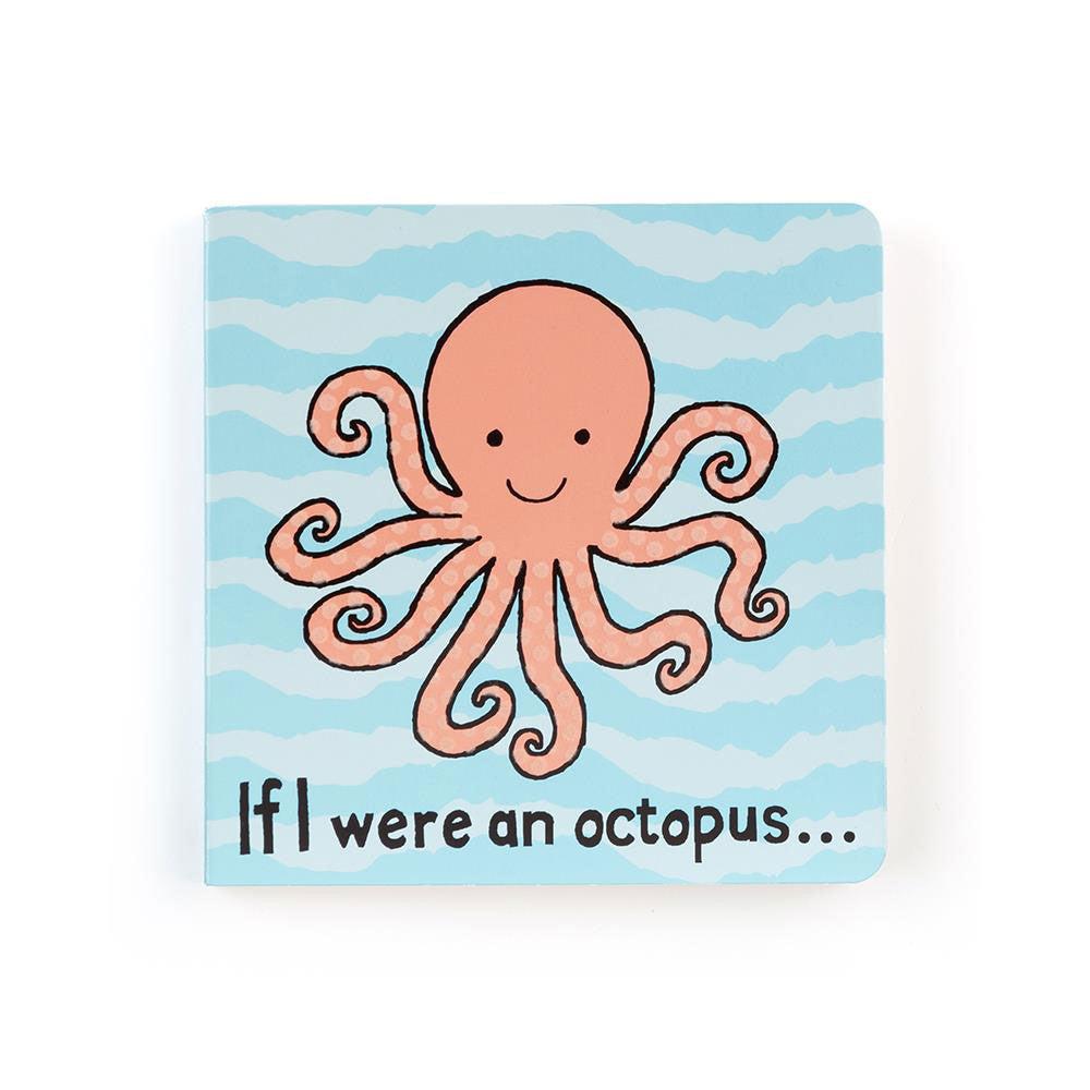 Libro Jellycat If I Were an Octopus con copertina morbida e pagine tattili per neonati