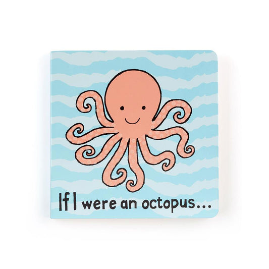 Libro Jellycat If I Were an Octopus con copertina morbida e pagine tattili per neonati