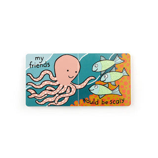 Libro Jellycat If I Were an Octopus con copertina morbida e pagine tattili per neonati
