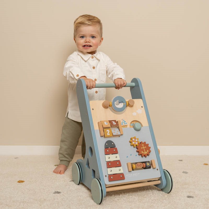 Little Dutch Carretto Primi Passi con Attività - Sailors Bay - Apple Pie