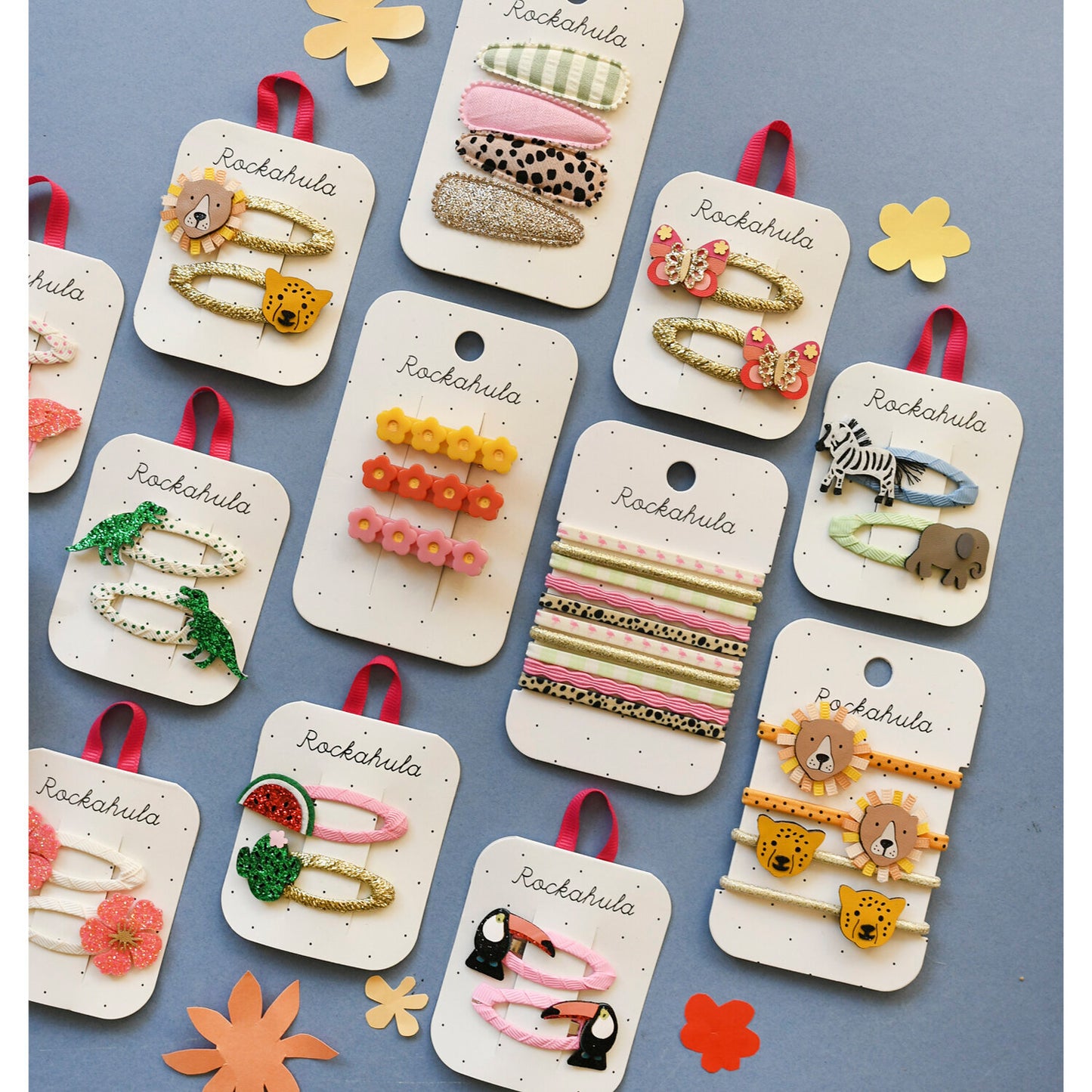 Mollette ed elastici per capelli Rockahula in tante fantasie e colori