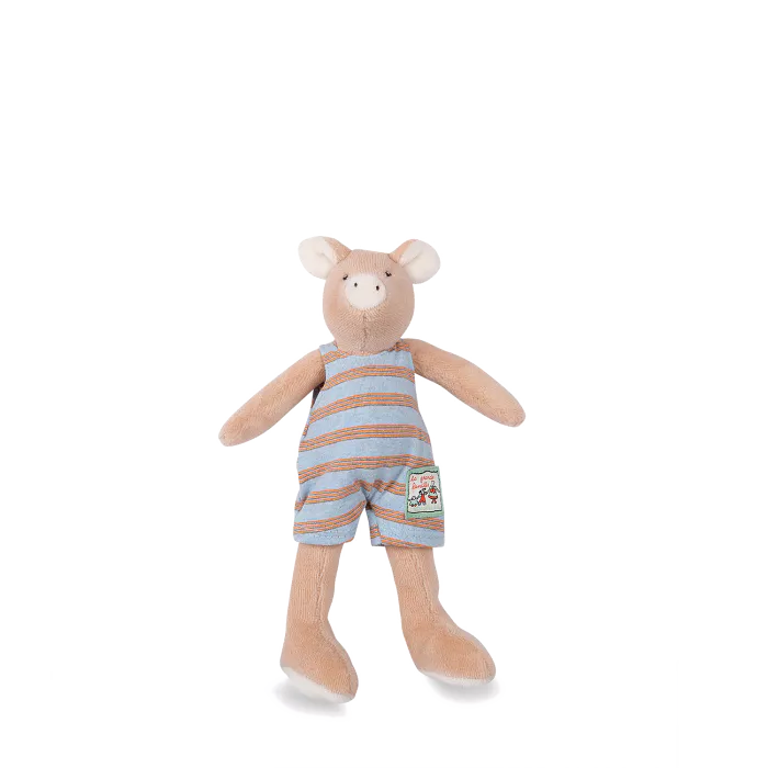 Peluche Philémon il Maialino con codina arricciata – Moulin Roty La Grande Famille