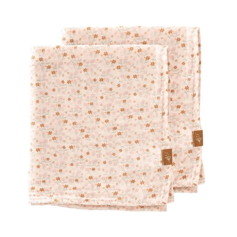 Mussole neonato Fresk fantasia floreale Garden Flowers