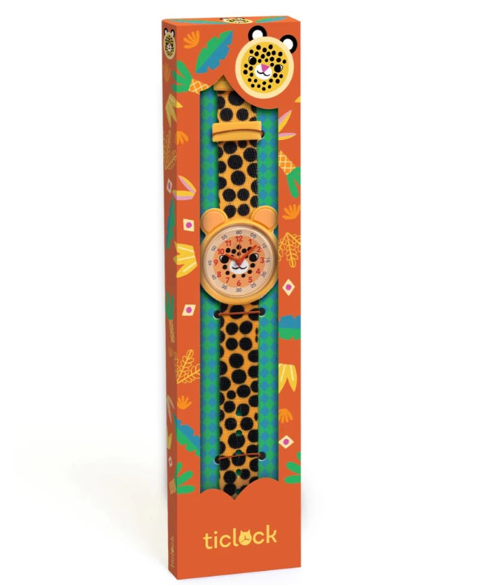 Djeco Orologio per bambini - Ghepardo - Apple Pie