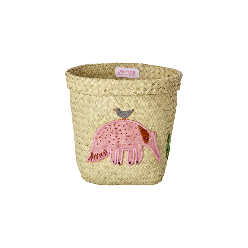 Cesto Rotondo in Rafia - Piccolo - Formichiere - Apple Pie