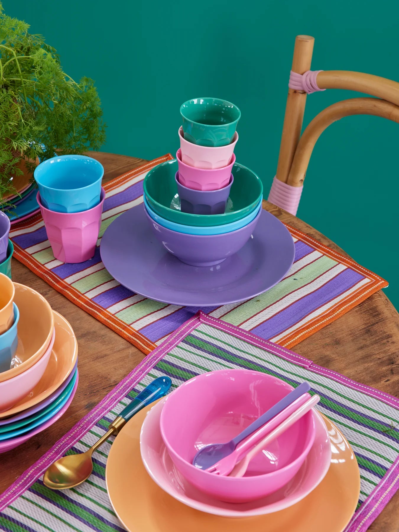 Tovaglietta in plastica riciclata Rice – multicolore, resistente e lavabile - Apple Pie