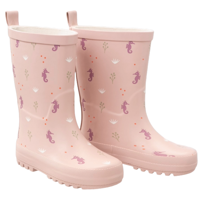 Fresk Stivali della Pioggia in gomma naturale Seahorse – Apple Pie