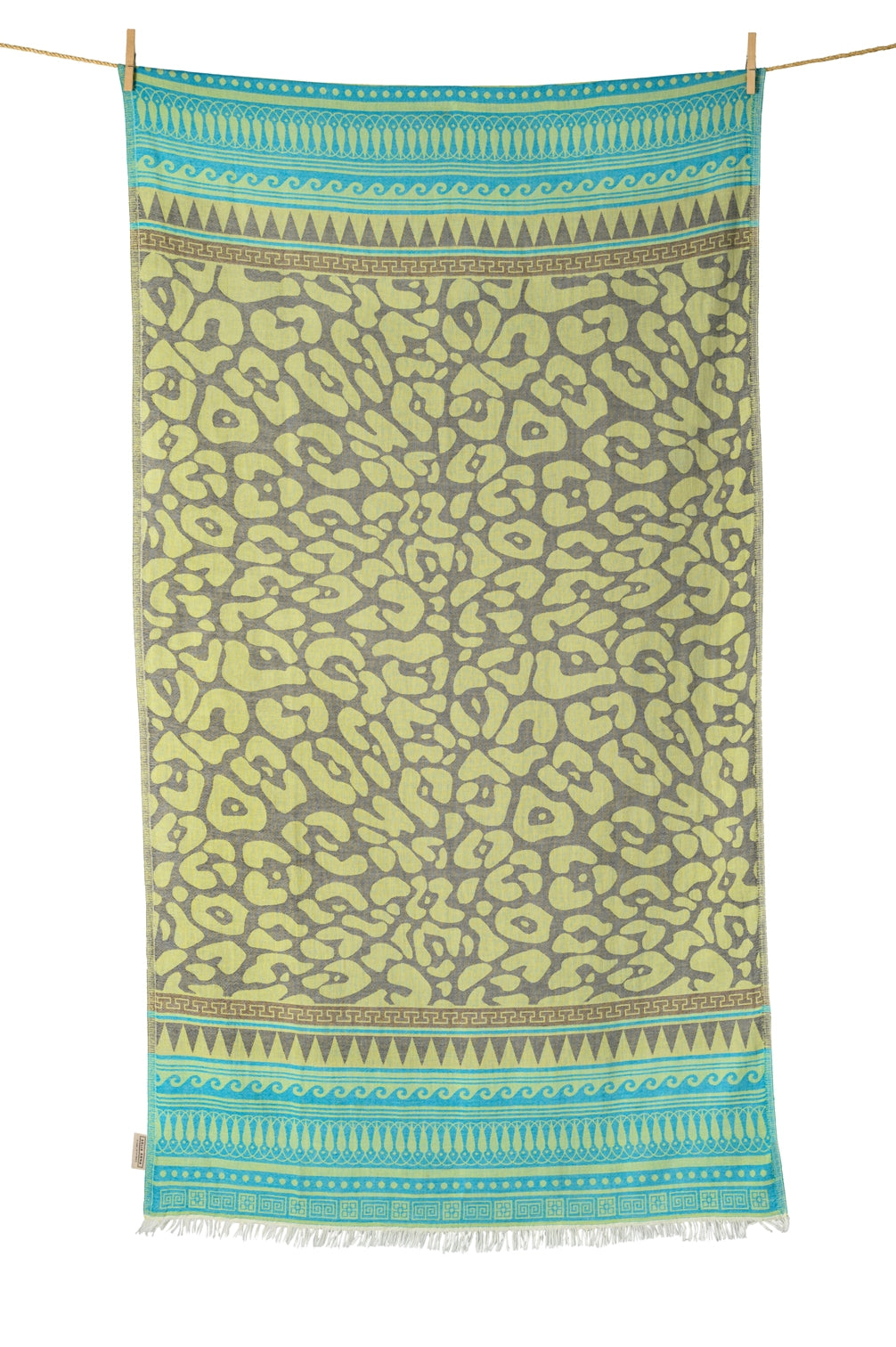 Telo Mare o pare fantasia Kastraki Lime e Turchese di aelia anna