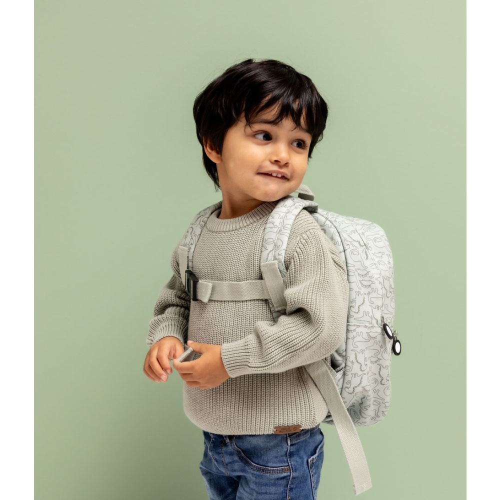 Zainetto Bambini Trixie Daring Dino – Leggero, Impermeabile e in PET Riciclato
