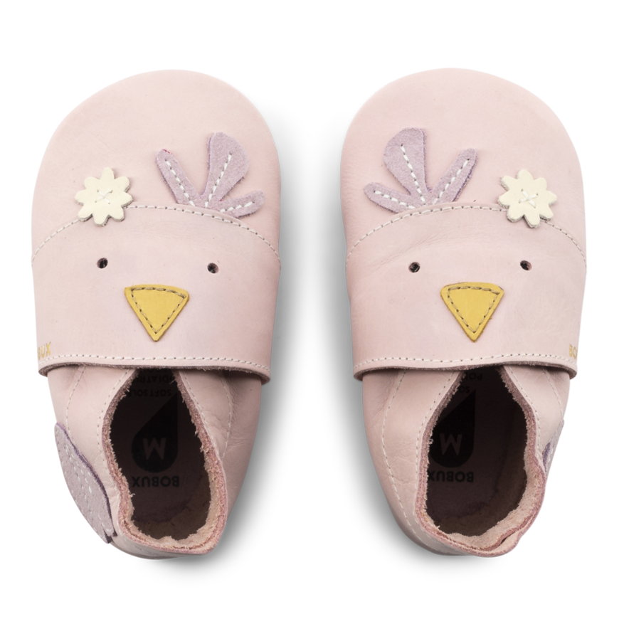 Bobux Babbucce Soft Sole - Chickie Blossom - Apple Pie