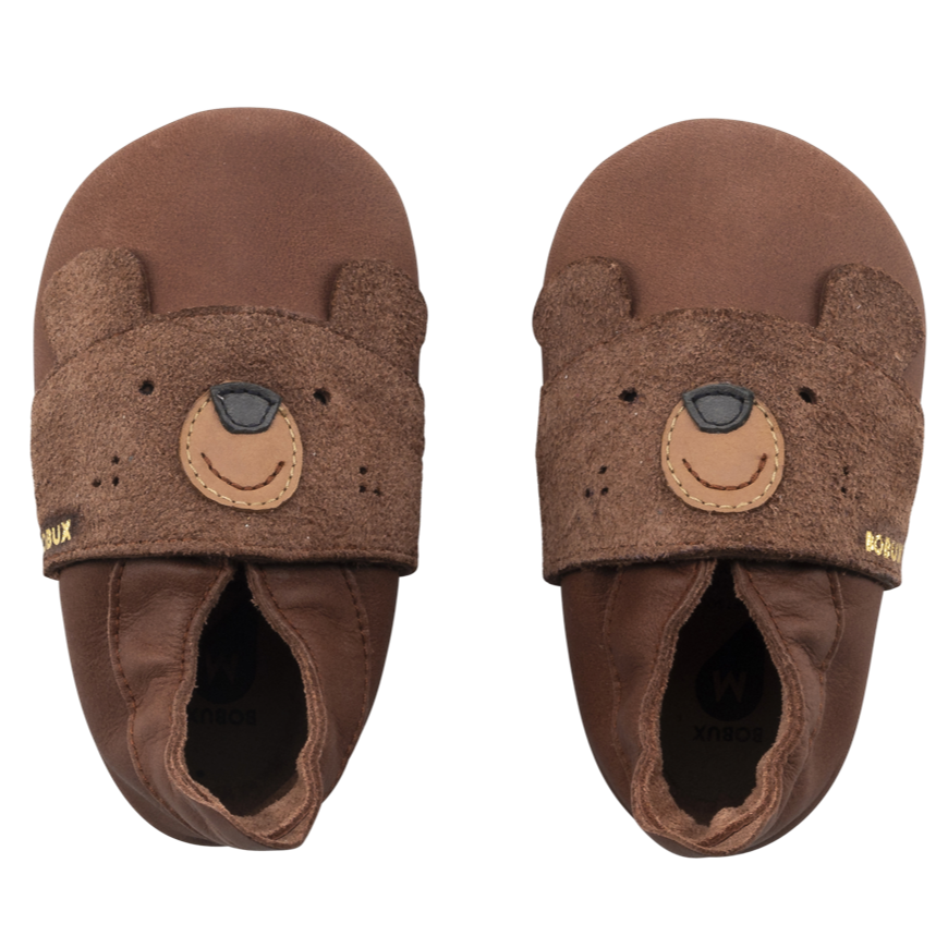 Bobux Babbucce Soft Sole - Papa Bear Toffee - Apple Pie