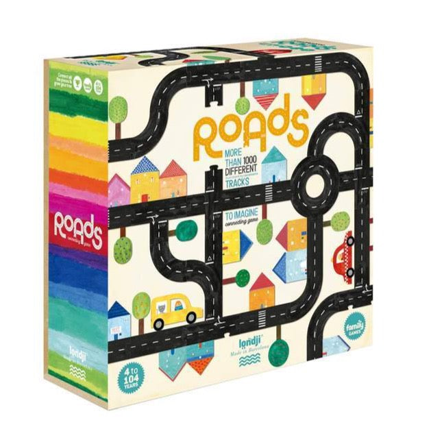 Londji Puzzle Gioco Strade e Macchine - 1000 Roads - Apple Pie