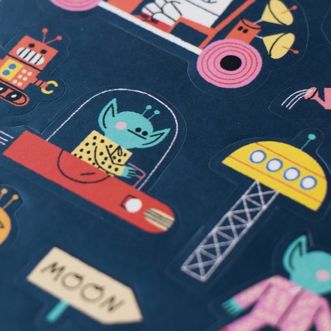 Space stickers - Decora e crea in libertà - Apple Pie